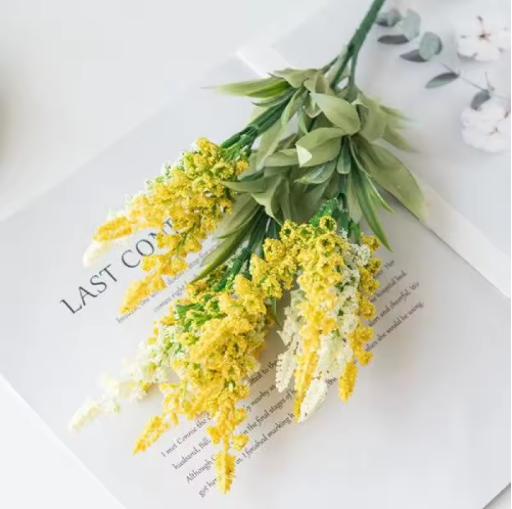 Artificial Flower Plants Lavender Festival Wedding Wreath Home Room Table Outdoor Courtyard Garden Decor Bridal Bouquet DIY Gift