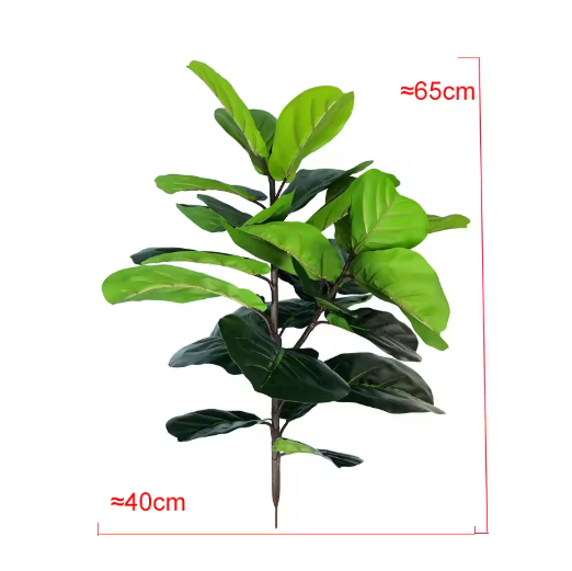 150cm Tropical Tree Large Fake Ficus Lyrata Plant Artificial Ficus Plants Branches Plastic Fake Leafs For Home Office Shop Decor