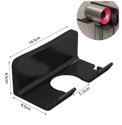 Hair Dryer Holder for Bathroom Wall Shelf Without Drilling